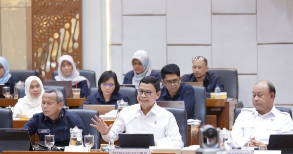 Kepala BPOM Prof. Taruna Ikrar Kembali Sampaikan Komitmen Mengawal MBG saat RDP DPR RI