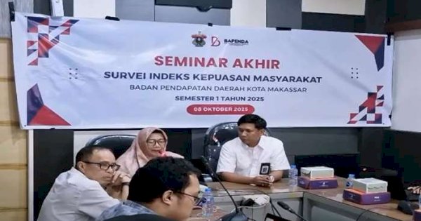 Plt Sekretaris Bapenda Makassar : Survei IKM Bahan Evaluasi Internal