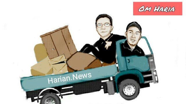 Karikatur Harian.News pindah kantor (Dodi/harian.news)
