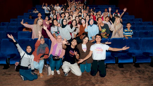 Nobar film Yakin Nikah. 