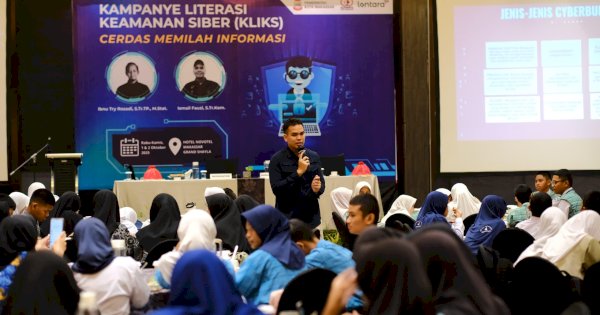 Diskominfo Makassar Gelar Kampanye Literasi Keamanan Siber untuk Pelajar SMP