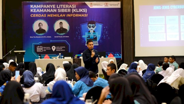 Diskominfo Makassar Gelar Kampanye Literasi Keamanan Siber untuk Pelajar SMP