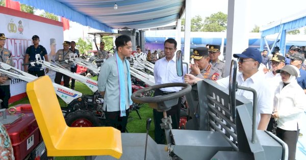 Mentan Amran Dampingi Wapres Gibran Tanam Jagung Serentak di Banten