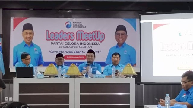 Partai Gelora Sulsel Kokohkan Konsolidasi dan Kepemimpinan Kader Lewat Roadshow Tiga Zona