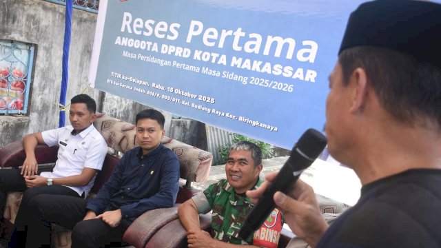 Bank Sampah hingga Sumur Bor, Aspirasi Warga Jadi Prioritas Dewan Makassar