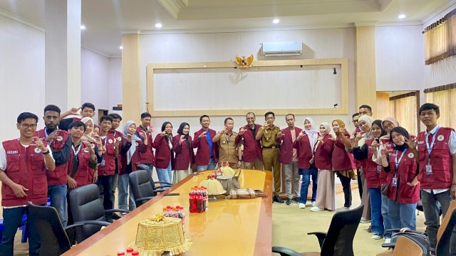 Wakil Bupati Pangkep Sambut Mahasiswa UCM yang KKN di Bulu Cindea