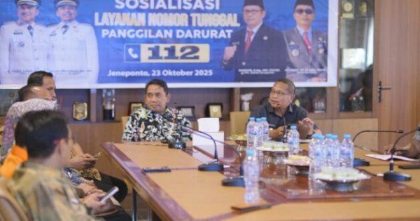 Kementerian Komdigi Sosialisasikan Panggilan Darurat 112 di Jeneponto