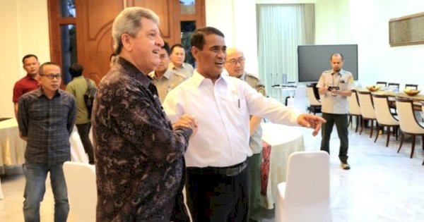 Mentan Amran Serius Membahas Pangan Untuk Rakyat Palestina