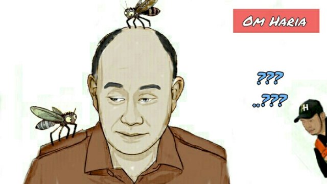 Karikatur Kepala BGN Dadan Hindayana (Dodi/harian.news)