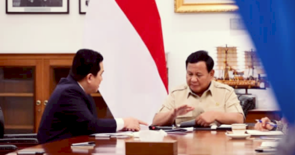 Erick Thohir Minta Maaf pada Prabowo, Usai Timnas Gagal