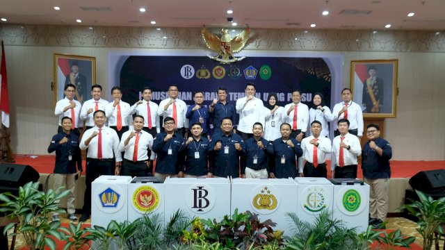 Gelaran pemusnahan uang palsu di Kantor Perwakilan BI Sulsel. (Foto: BI Sulsel)