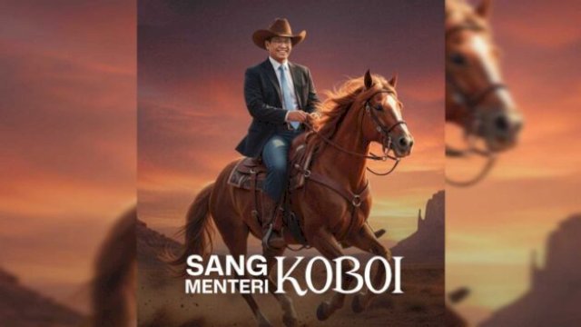 Gaya koboi Menteri Keuangan Purbaya Yudhi Sadewa ||tangkaplayar_ig@sekreativ