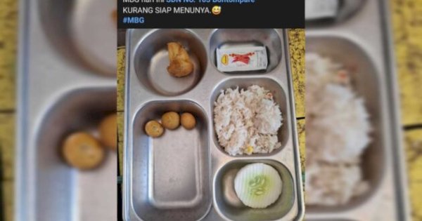 Viral Foto MBG yang Dinilai Kurang Gizi, Netizen Heboh di Grup WhatsApp