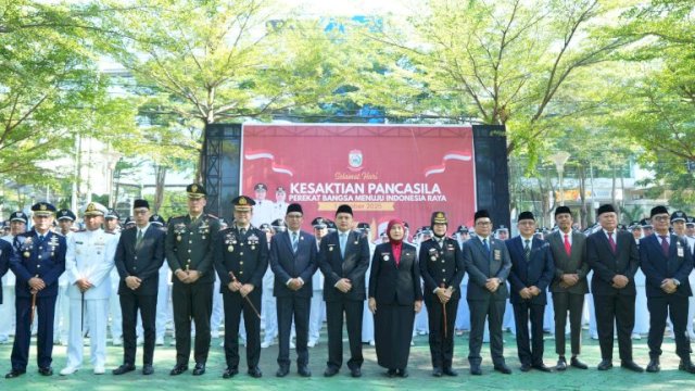 Kepala Badan Pendapatan Daerah, Andi Asminullah peringati hari Kesaktian Pancasila 2025.
