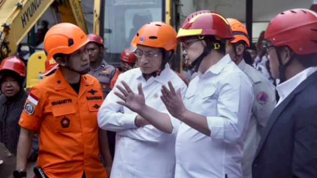Menteri Agama RI Nasaruddin Umar saat meninjau lokasi pesantren. (Foto: Dok. Humas Kemenag RI)
