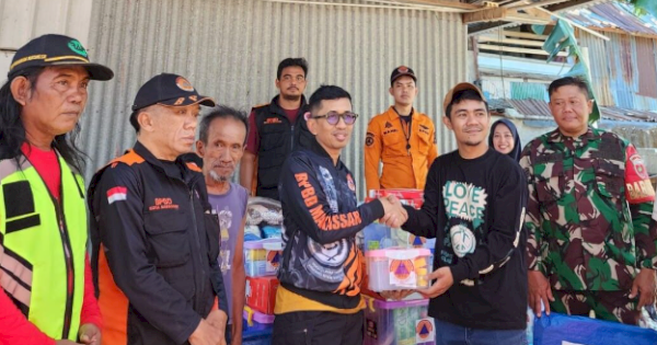 BPBD Makassar Salurkan Bantuan Darurat untuk Korban Kebakaran di Tamalate
