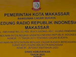 Dinas Kebudayaan Makassar Perkuat Pelestarian Warisan Sejarah Lewat Pemasangan Papan Bicara di Titik Cagar Budaya