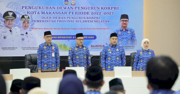 Sekda Andi Zulkifly Nanda, Resmi Nahkodai KORPRI Makassar