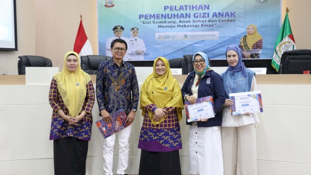 Pelatihan Pemenuhan Gizi Anak yang digelar Pokja Bunda PAUD Kota Makassar di Ruang Sipakatau, Balai Kota Makassar. (Foto: Humas Pemkot Makassar)