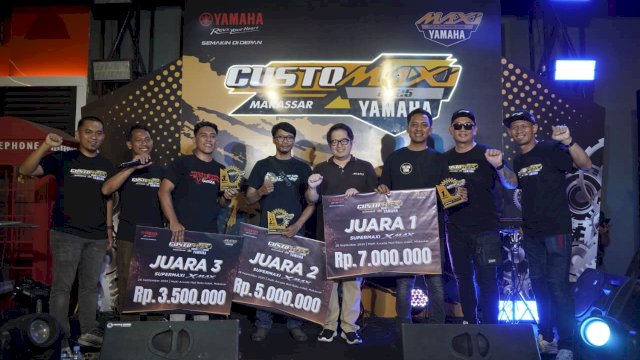 Para modifikator yang ikut CostuMAXI 2025 di Mall Ratu Indah Makassar. (Foto: dok SJAM)