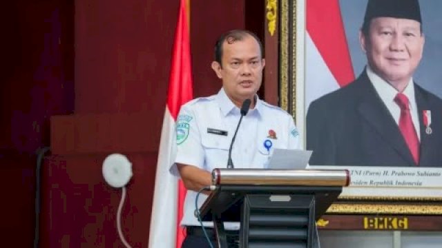 Kepala BMKG Teuku Faisal Fathani ||Dok Humas BMKG