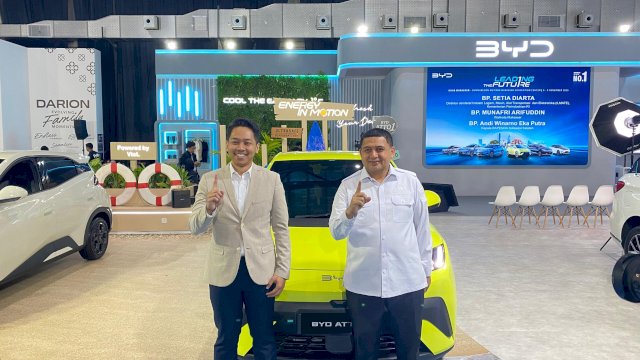 Beragam Mobil Listrik Andalan BYD Tampil di GIIAS Makassar 2025