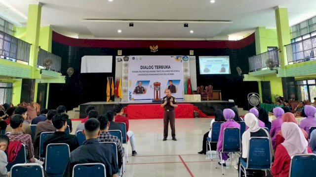 Aspidmil Kejati Sulsel Edukasi Mahasiswa Soal Hukum Militer dan Keadilan Koneksitas