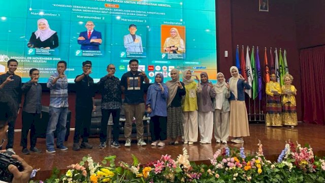 HIMA BK FIP UNM Gelar Seminar Kesehatan Mental, Ratusan Peserta Padati Teater Pinisi