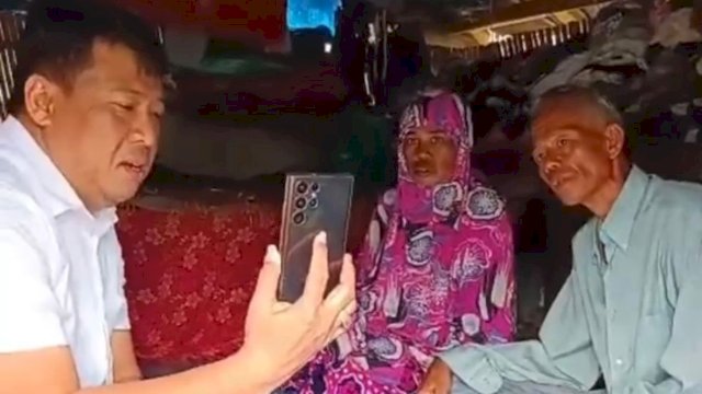 Gerak Cepat Kemanusiaan: Rusdi Masse Bangunkan Rumah untuk Keluarga di Gubuk Reyot di Sidrap