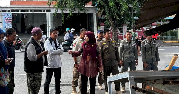 Wujudkan Pasar Tertib, Pemerintah Tegas Tindak Lapak yang melanggar di Ruas Jalan Terong