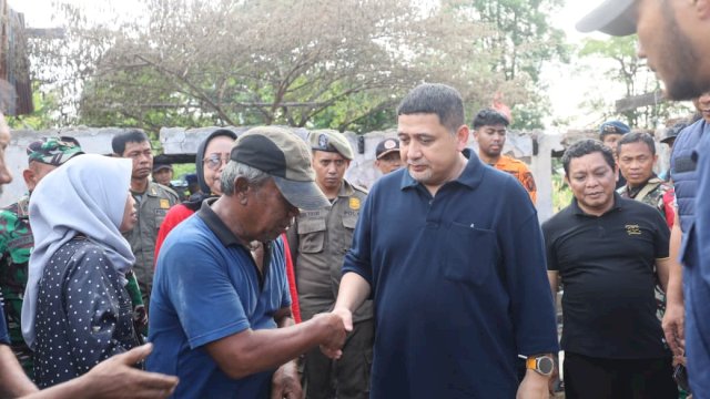 Tinjau Lokasi Kebakaran di Tallo,Wali Kota Munafri Janji Bangun Ulang Rumah