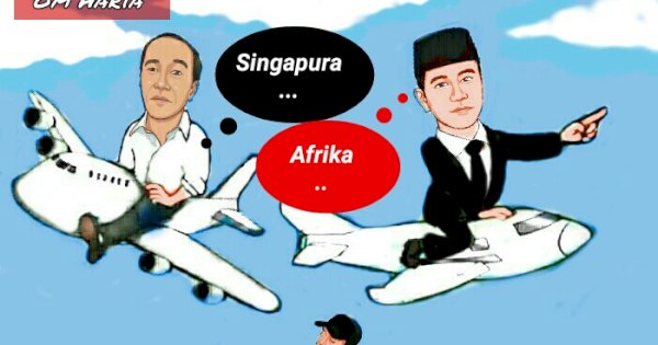 Jokowi ke Singapura, Gibran ke Afrika Selatan