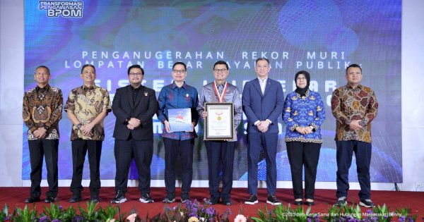 BPOM di Nakhodai Taruna Ikrar Luncurkan AI Pertama Raih Rekor MURI untuk Izin Edar Obat dan Makanan: Teguhkan Peran Industri Sebagai Orang Tua Angkat UMKM