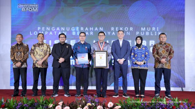 BPOM di Nakhodai Taruna Ikrar Luncurkan AI Pertama Raih Rekor MURI untuk Izin Edar Obat dan Makanan: Teguhkan Peran Industri Sebagai Orang Tua Angkat UMKM