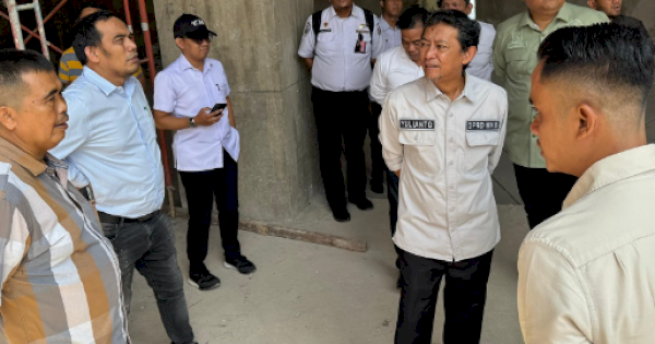 Komisi C DPRD Makassar Sidak Pembangunan GOR di Mall Panakkukang