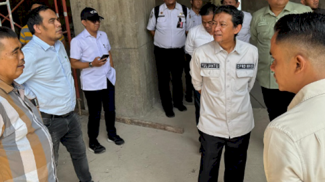 Komisi C DPRD Makassar Sidak Pembangunan GOR di Mall Panakkukang