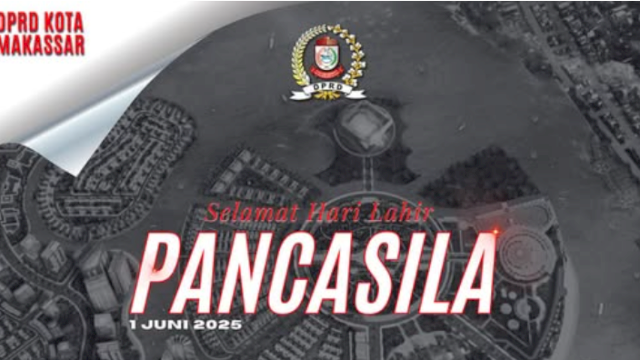 Ketua DPRD Makassar Ajak Warga Kokohkan Persatuan di Momen Hari Lahir Pancasila