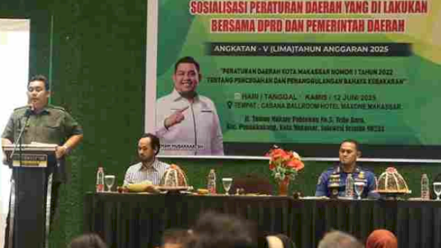 DPRD Makassar Dorong Kesadaran Warga Lewat Sosialisasi Perda Pencegahan Bahaya Kebakaran
