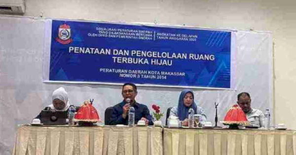 Supratman Ajak Warga Makassar Wujudkan Kota Hijau Lewat Sosialisasi Perda Ruang Terbuka Hijau