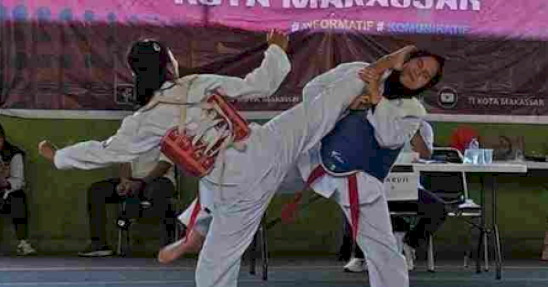 DPRD Makassar Jadi Tuan Rumah Ujian Kenaikan Tingkat Taekwondo, Ratusan Atlet Muda Antusias Ikut