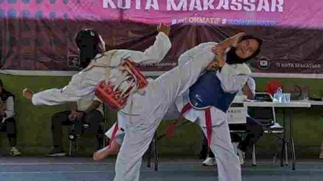 DPRD Makassar Jadi Tuan Rumah Ujian Kenaikan Tingkat Taekwondo, Ratusan Atlet Muda Antusias Ikut
