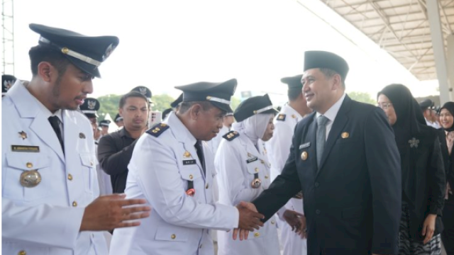 Wali Kota Makassar Munafri Lantik 263 Pejabat Eselon IV di Lapangan Karebosi