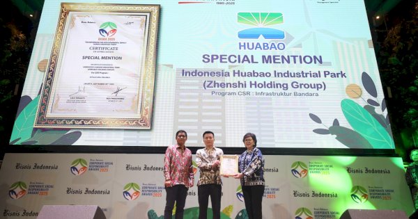 Huabao Indonesia Raih Dua Penghargaan CSR Nasional, Buktikan Komitmen Bangun Daerah dan SDM Lokal