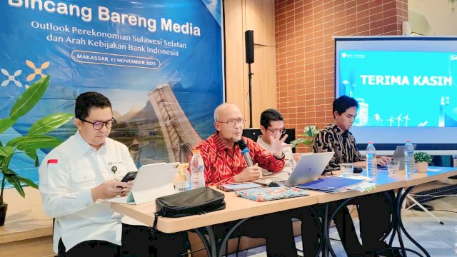 Kegiatan Bincang Bareng Media yang Digelar BI Sulsel di Good Fields Makassar. (Foto: ist)