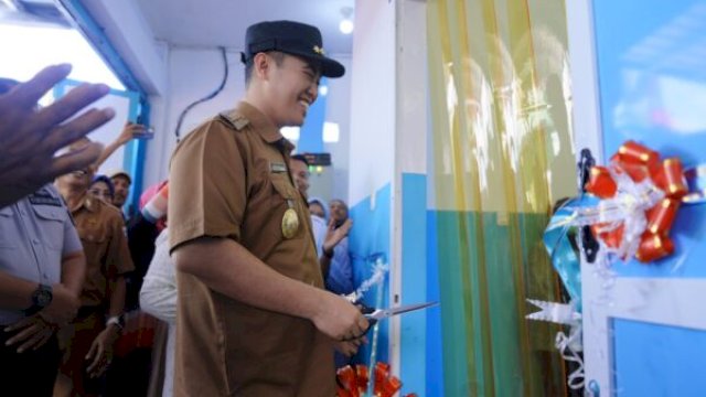 Peresmian Satuan Pelayanan Pemenuhan Gizi (SPPG) Dapur Makan Bergizi Gratis (MBG) Oleh Bupati Pangkep, Muhammad Yusran Lalogau di Kecamatan Labakkang, Senin (8/9/2025) ||handover 
