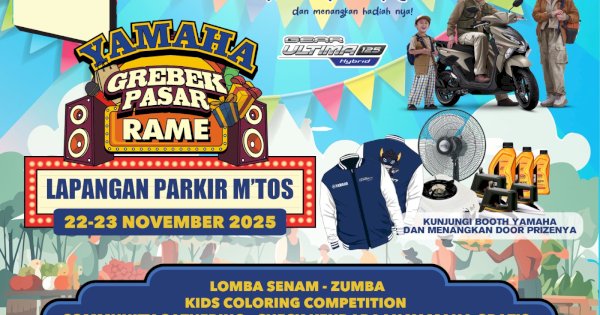 Grebek Pasar Rame Yamaha 2025 Siap Digelar di MToS Makassar