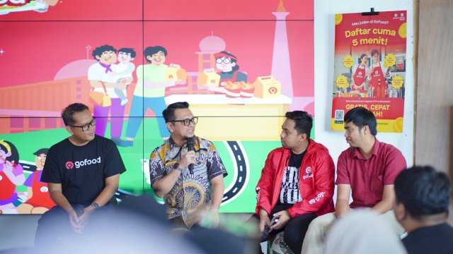 Penyelenggaraan Maju Bersama GoFood di Kota Makassar. (Foto: IST)