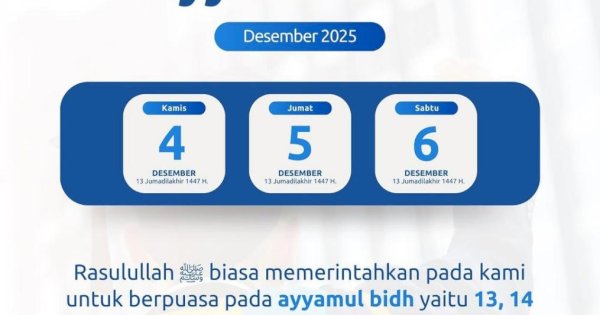 Puasa Ayyamul Bidh Desember 2025: Keutamaan &#038; Cara Melaksanakannya