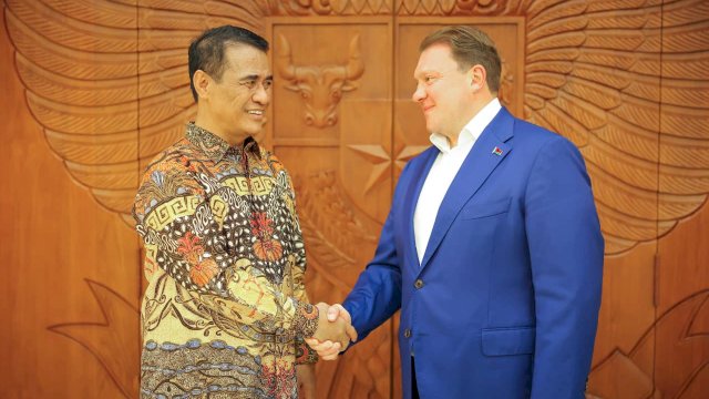 Buka Peluang Investasi Baru, Mentan Amran Terima Putra Presiden Belarusia