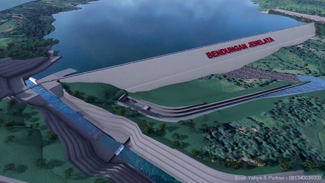 Siteplan jembatan Jenelata Gowa ||Ist 